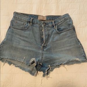 Everlane cheeky shorts in mid blue - 28